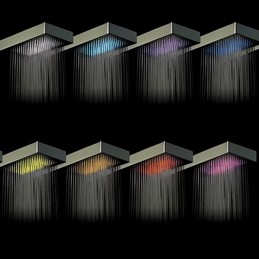 Верхний душ TRES Showers Cromotherapy 134901 (170х550 мм) хром