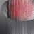 Верхний душ TRES Showers Cromotherapy 134960 потолочный (Ø 380 мм, хром)