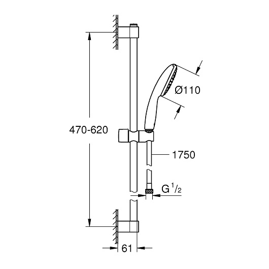 Комплект смесителей Grohe Eurosmart 129153