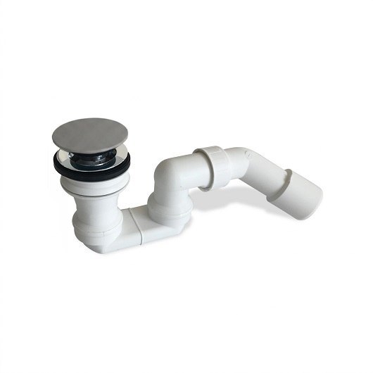 Сливной клапан для ванны Villeroy & Boch U9095203S Push-to-Open (Серый)