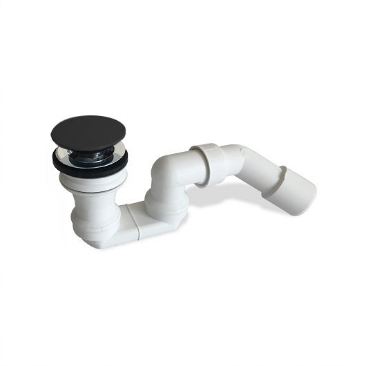 Сливной клапан для ванны Villeroy & Boch U909520R7 Push-to-Open (Pure Black)