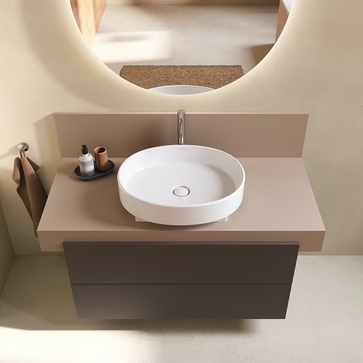 Раковина накладная Duravit Balcoon 241055AC79 (550х450 мм) белая матовая