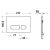 Клавиша смыва Duravit DuraSystem A1 WD5008021000 (хром)