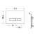 Клавиша смыва Duravit DuraSystem A1 WD5012044060 (бронза)