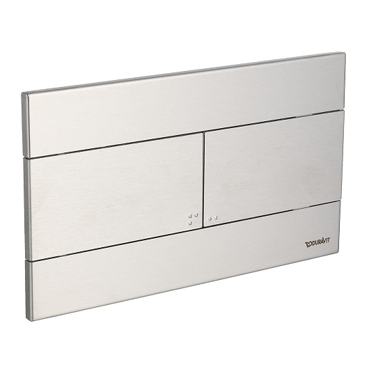 Клавиша смыва Duravit DuraSystem Beta 140 WD5140070000/WF5140043010 (нержавеющая сталь)