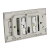 Клавиша смыва Duravit DuraSystem Beta 140 WD5140070000/WF5140043010 (нержавеющая сталь)