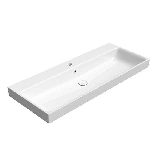 Раковина GSI Nubes 9624111 (1200х500 мм) белая