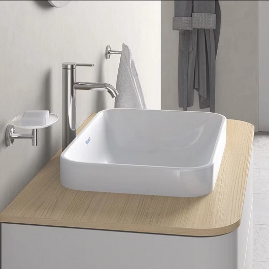 Раковина встраиваемая сверху Duravit Happy D.2 Plus 2359400000 (600×400 мм)
