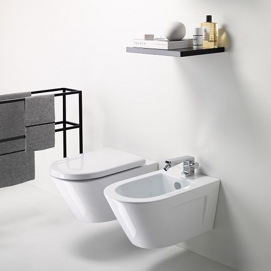 Сиденье с крышкой для унитаза GSI MS86CN11 (SoftClose)