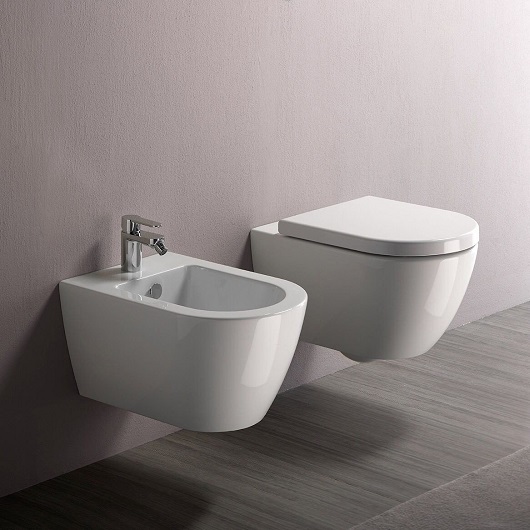 Сиденье с крышкой для унитаза GSI MS86CN11 (SoftClose)