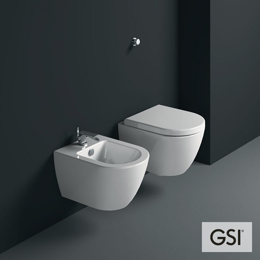 Биде подвесное GSI Pura 50 8864FR5111 белое