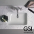 Раковина встраиваемая снизу GSI Pura 7243F11 (550х380 мм) белая