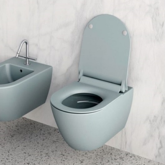 Сиденье с крышкой для унитаза GSI Slim MS86CSN15 Ghiaccio Matt (SoftClose)