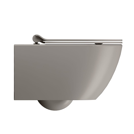 Сиденье с крышкой для унитаза GSI Slim MS86CSN05 Tortora Matt (SoftClose)