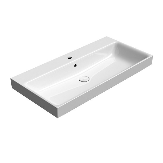Раковина GSI Nubes 9623111 (1000х500 мм) белая