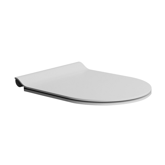 Сиденье с крышкой для унитаза GSI AltaCeramica Slim AC90109 белое матовое (SoftClose)