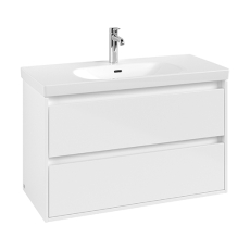 Тумба под раковину Villeroy & Boch Skyla C79900VE Brilliant White (972х439 мм)