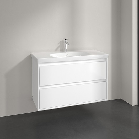 Тумба под раковину Villeroy & Boch Skyla C79900VE Brilliant White (972х439 мм)