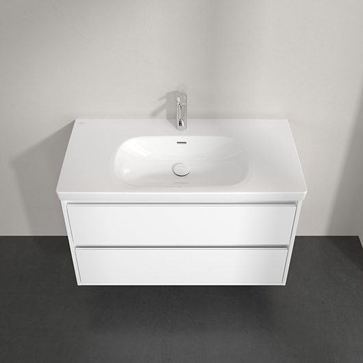 Тумба под раковину Villeroy & Boch Skyla C79900VE Brilliant White (972х439 мм)