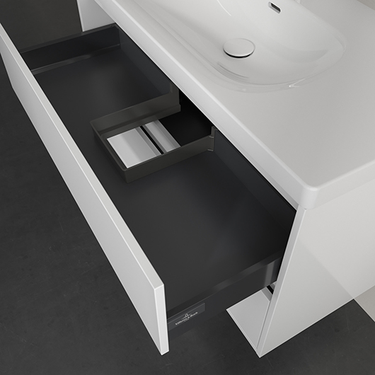 Тумба под раковину Villeroy & Boch Skyla C79900VE Brilliant White (972х439 мм)