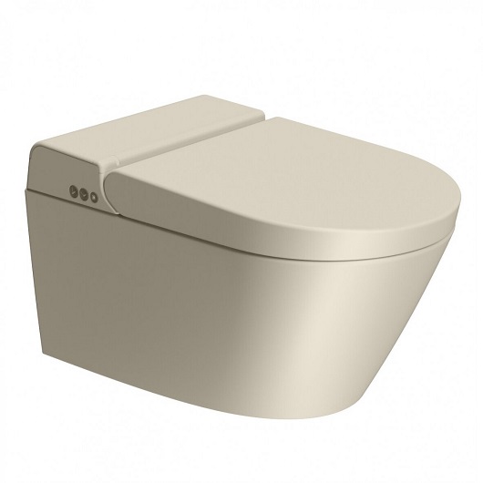 Унитаз-биде подвесной GSI WClean 7418K08 Swirflush (бежевый матовый)