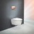 Смывная клавиша Geberit Sigma40 Square 115.629.QB.1 (брашированное красное золото, с легкоочищаемой поверхностью)