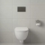 Смывная клавиша Geberit Sigma40 Square 115.629.QD.1 (брашированный черный хром, с легкоочищаемой поверхностью)