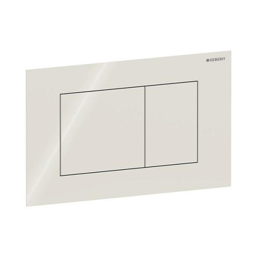 Смывная клавиша Geberit Sigma40 Square 115.629.JL.1 (песочно-серое стекло)