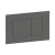 Смывная клавиша Geberit Sigma40 Square 115.629.QD.1 (брашированный черный хром, с легкоочищаемой поверхностью)