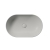 Раковина накладная GSI Pura 8834PVC17 (600х370 мм) Cenere Matt с донным клапаном