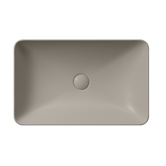 Раковина GSI Pura 883705 (600х380 мм) Tortora Matt