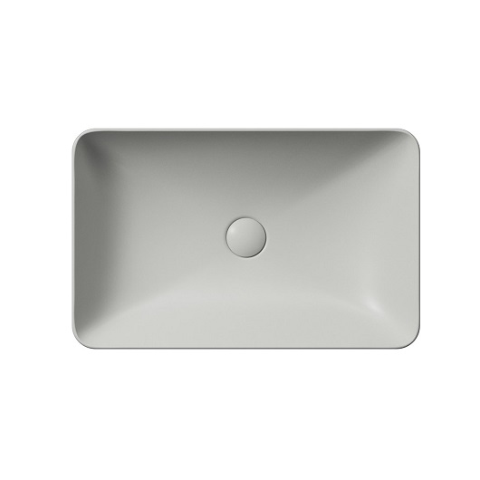 Раковина GSI Pura 883717 (600х380 мм) Cenere Matt