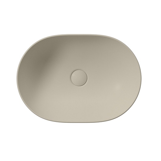 Раковина накладная GSI Pura 886008 (500х350 мм) Creta Matt