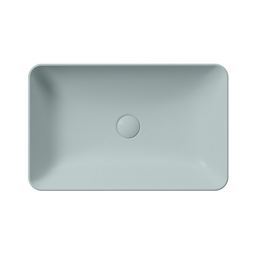 Раковина накладная GSI Nubes 903615 (600х380 мм) Ghiaccio Matt