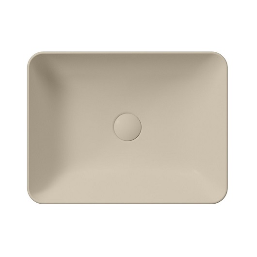 Раковина накладная GSI Nubes 903708 (500х380 мм) Creta Matt