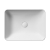 Раковина накладная GSI Nubes 9037PVC09 (500х380 мм) белая матовая, с донным клапаном