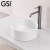 Раковина накладная GSI Kube X 943509 (Ø320 мм) белая матовая