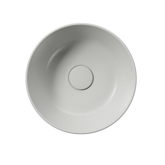 Раковина накладная GSI Kube X 943517 (Ø320 мм) Cenere Matt
