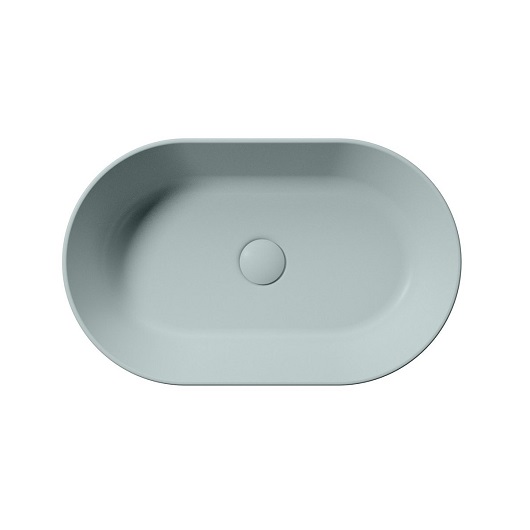 Раковина накладная GSI Kube X 945815 (600х370 мм) Ghiaccio Matt