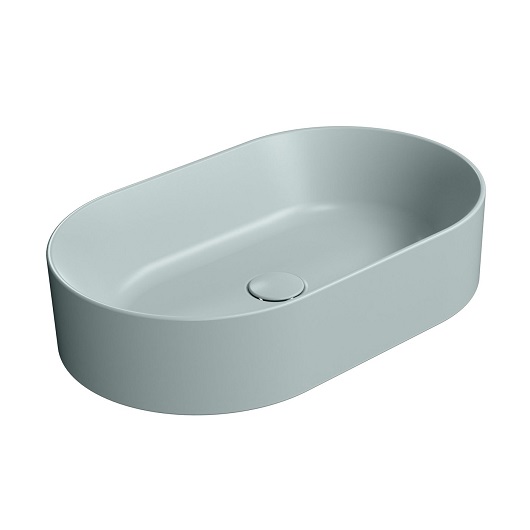 Раковина накладная GSI Kube X 945815 (600х370 мм) Ghiaccio Matt