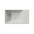Раковина GSI Kube X 9484017 (400х230 мм) Cenere Matt, без отверстия под смеситель