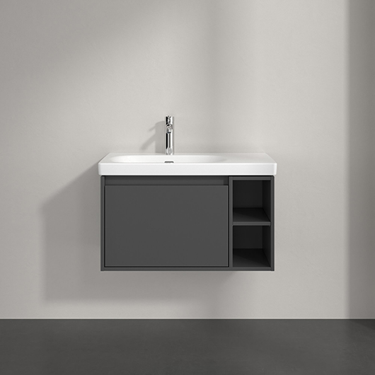 Тумба под раковину Villeroy & Boch Skyla C78800VR Graphite (772х439 мм)