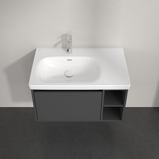 Тумба под раковину Villeroy & Boch Skyla C78800VR Graphite (772х439 мм)