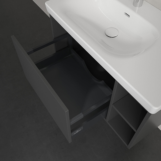 Тумба под раковину Villeroy & Boch Skyla C78800VR Graphite (772х439 мм)