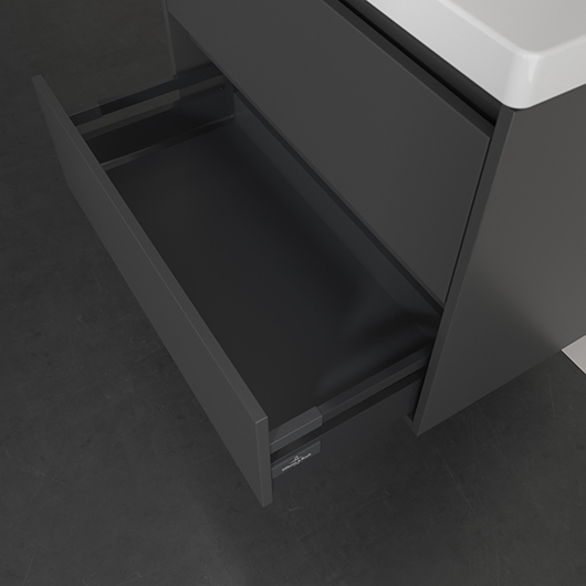 Тумба под раковину Villeroy & Boch Skyla C79600VR Graphite (772х439 мм)